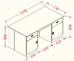 304 Stainless Steel Laboratory Work Bench YR06013-2: Enhancing Operational Efficiency