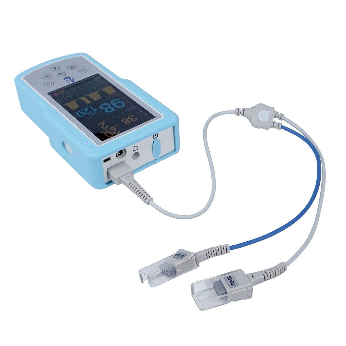 Draagbare Veterinaire Capnograaf & SpO2 Monitor YR06108 - YR06109 – 2